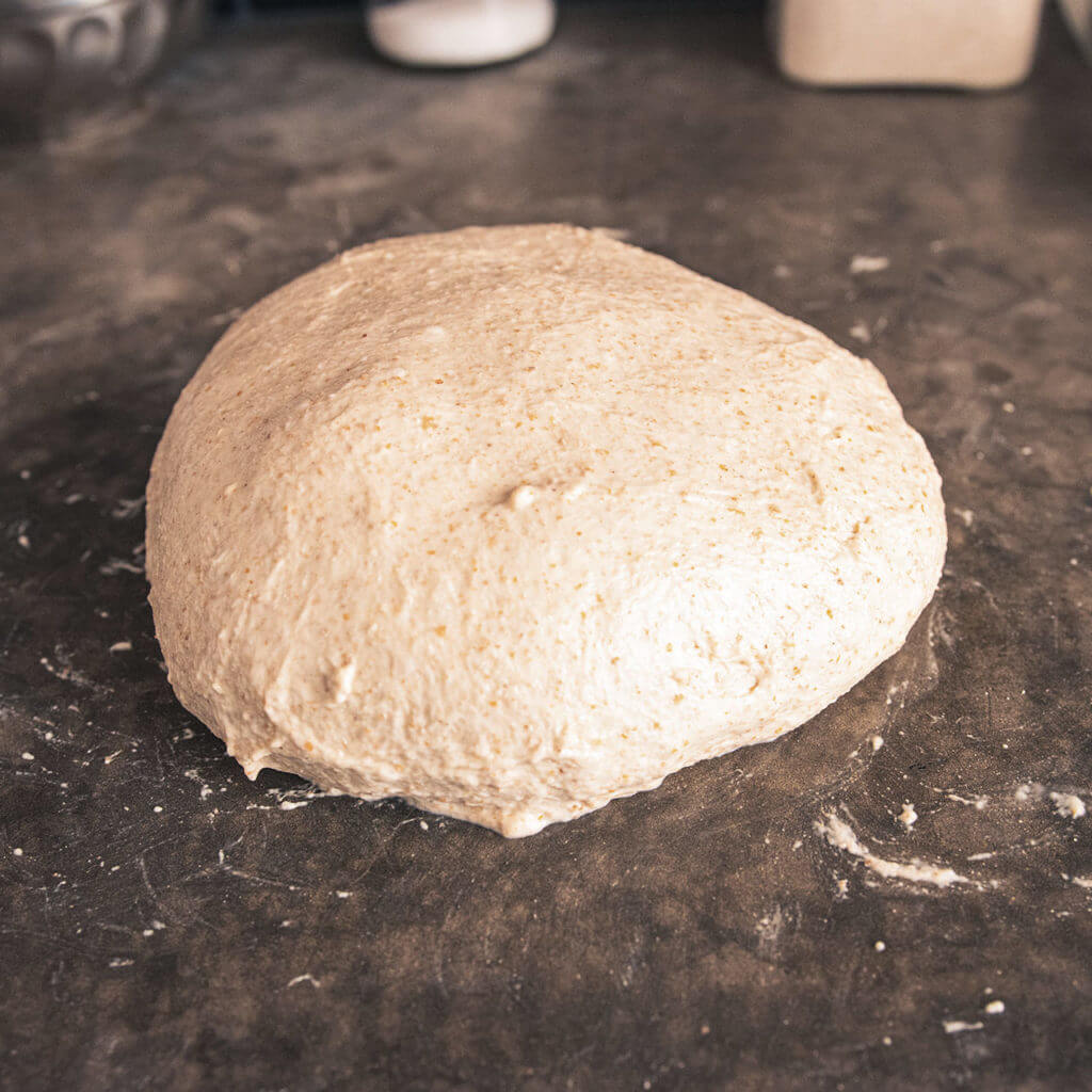 Photo of dough being shaped